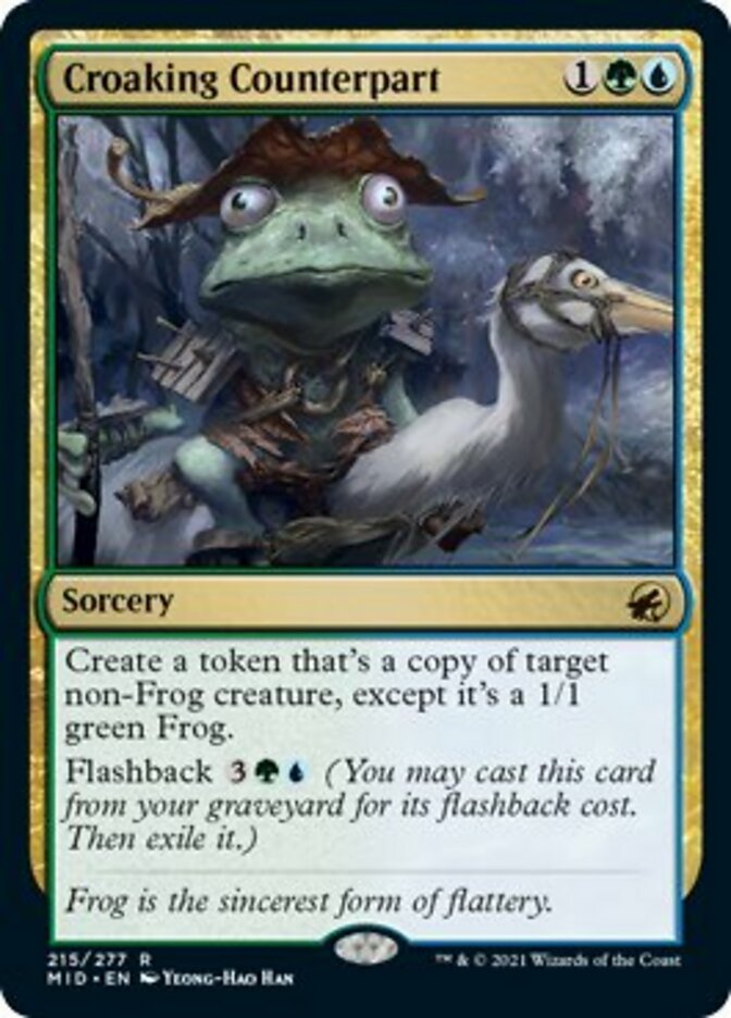 Croaking Counterpart [Innistrad: Midnight Hunt] | I Want That Stuff Brandon