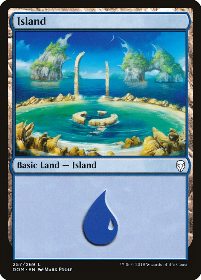 Island (257) [Dominaria] | I Want That Stuff Brandon