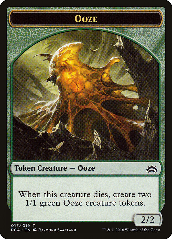 Ooze (016) // Ooze (017) Double-Sided Token [Planechase Anthology Tokens] | I Want That Stuff Brandon