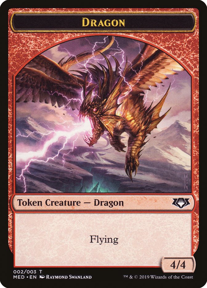 Dragon Token [Mythic Edition Tokens] | I Want That Stuff Brandon