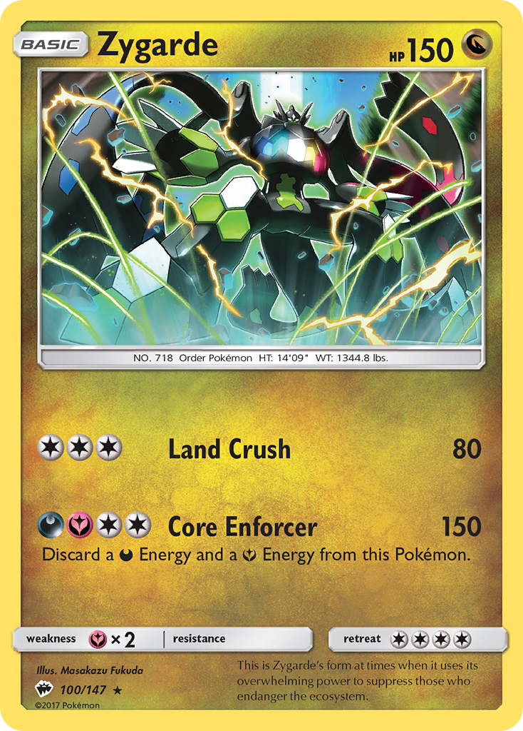 Zygarde (100/147) [Sun & Moon: Burning Shadows] | I Want That Stuff Brandon