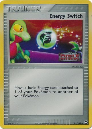 Energy Switch (75/108) (Stamped) [EX: Power Keepers] | I Want That Stuff Brandon