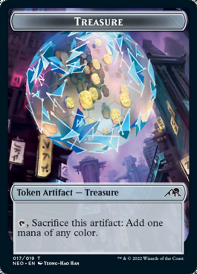 Treasure Token [Kamigawa: Neon Dynasty Tokens] | I Want That Stuff Brandon