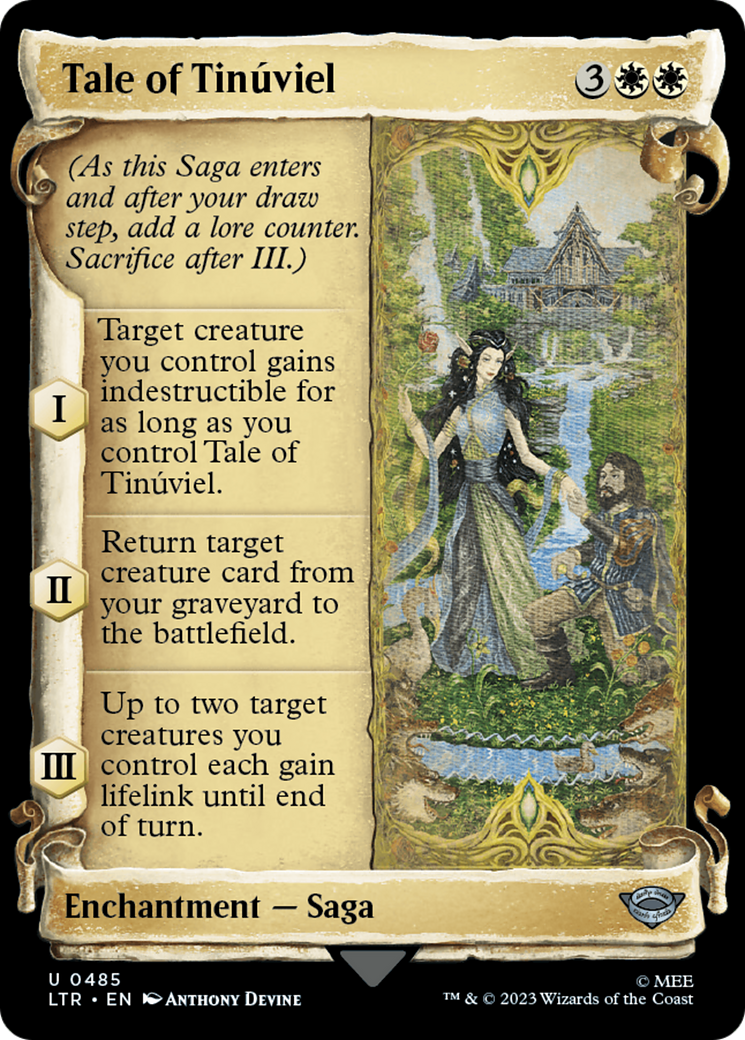 Tale of Tinuviel [The Lord of the Rings: Tales of Middle-Earth Showcase Scrolls] | I Want That Stuff Brandon