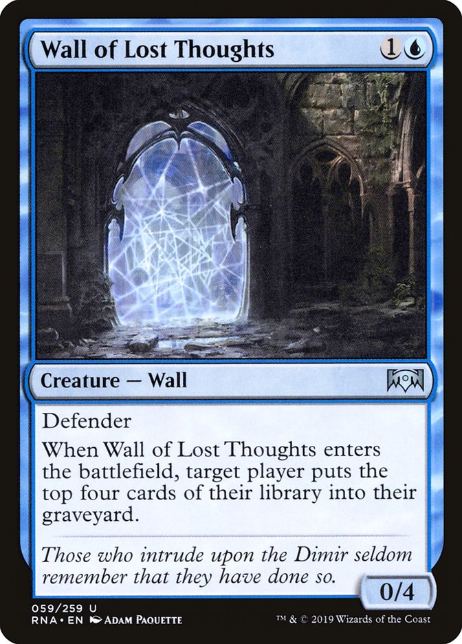 Wall of Lost Thoughts [Ravnica Allegiance] | I Want That Stuff Brandon