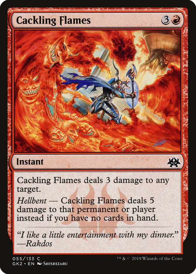 Cackling Flames [Ravnica Allegiance Guild Kit] | I Want That Stuff Brandon