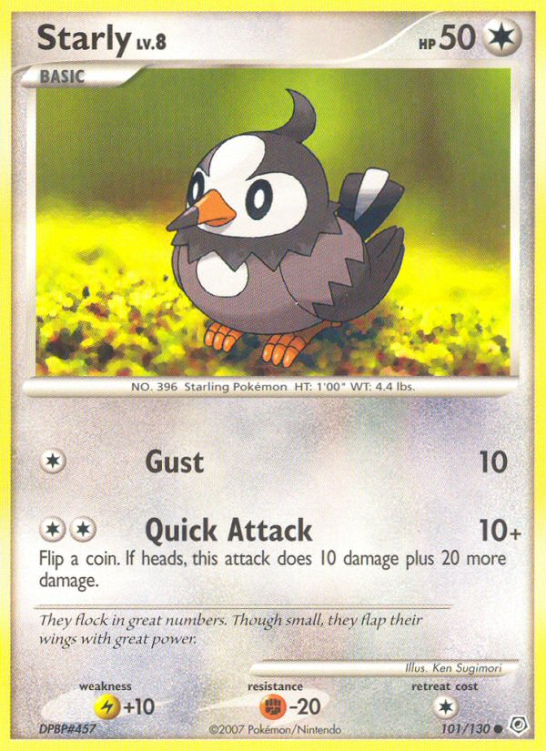 Starly (101/130) [Diamond & Pearl: Base Set] | I Want That Stuff Brandon