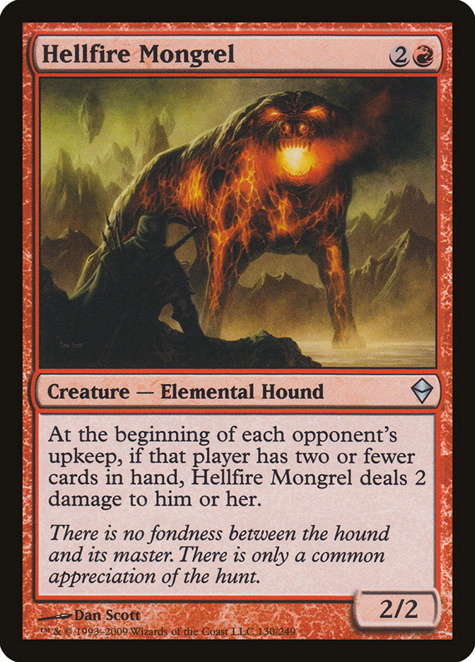 Hellfire Mongrel [Zendikar] | I Want That Stuff Brandon