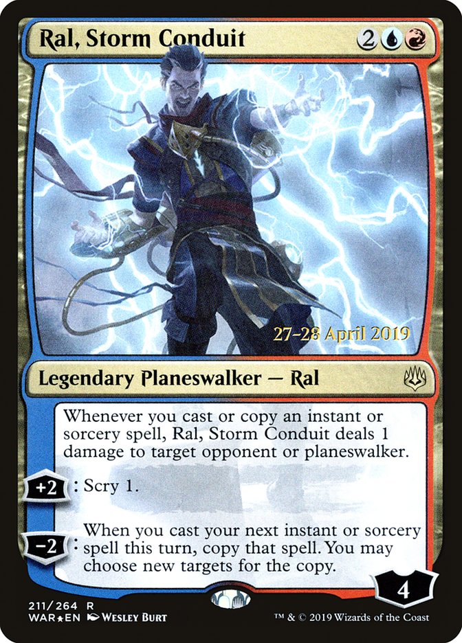 Ral, Storm Conduit [War of the Spark Prerelease Promos] | I Want That Stuff Brandon