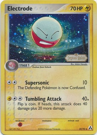 Electrode (32/92) (Stamped) [EX: Legend Maker] | I Want That Stuff Brandon