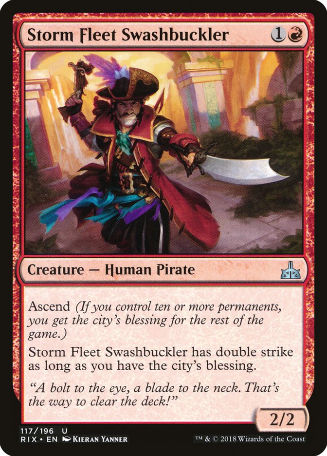 Storm Fleet Swashbuckler [Rivals of Ixalan] | I Want That Stuff Brandon