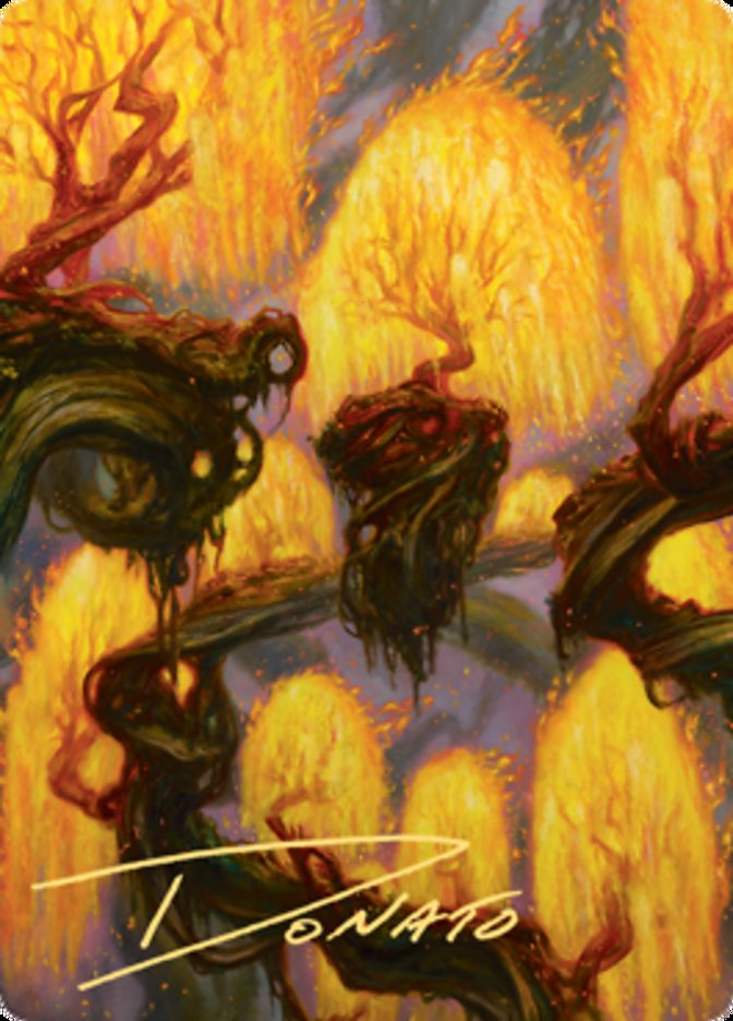 Grove of the Burnwillows Art Card (Gold-Stamped Signature) [Zendikar Rising Art Series] | I Want That Stuff Brandon