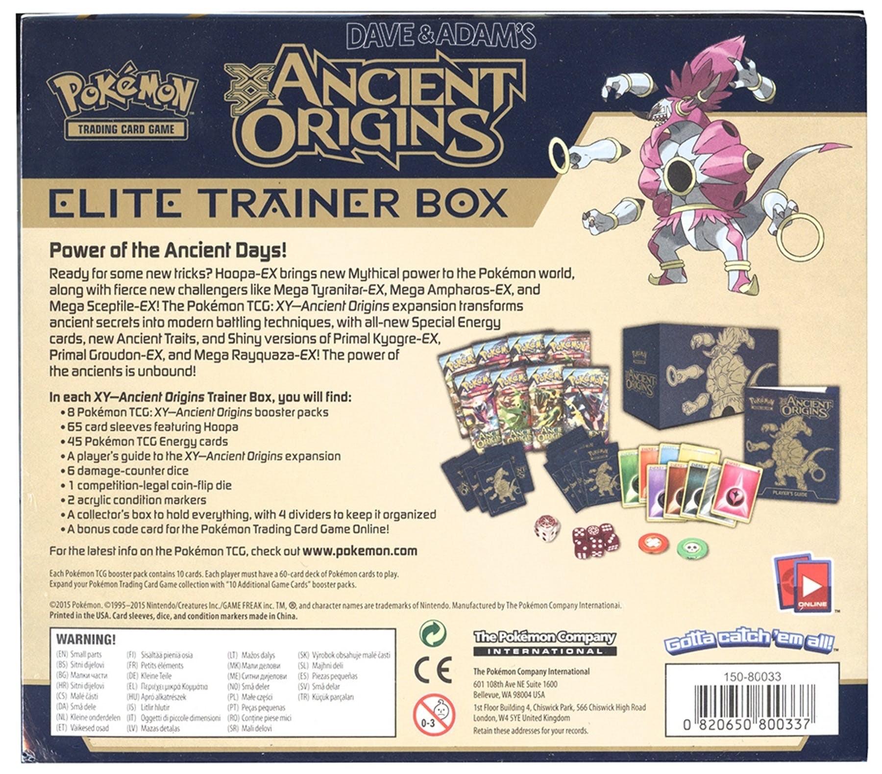 XY: Ancient Origins - Elite Trainer Box (Hoopa EX) | I Want That Stuff Brandon