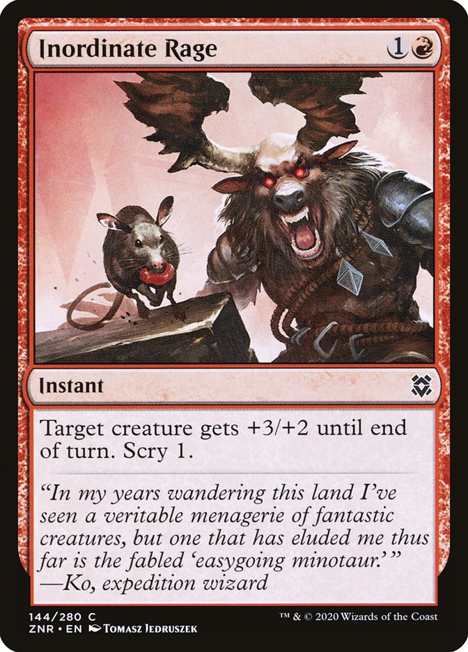 Inordinate Rage [Zendikar Rising] | I Want That Stuff Brandon