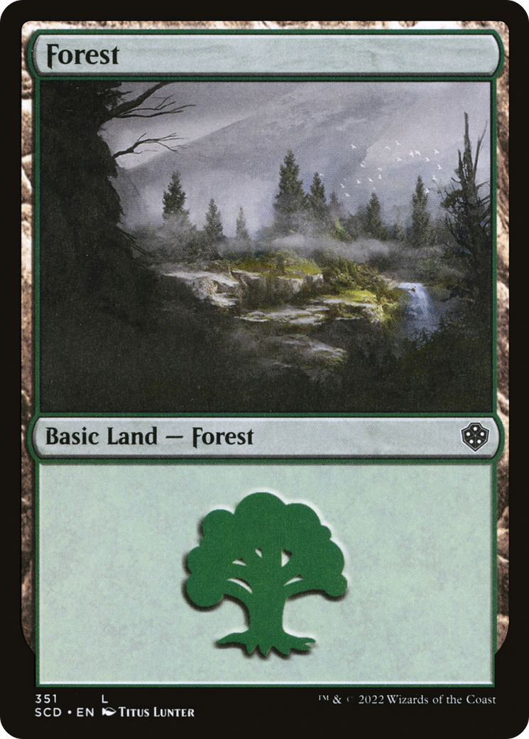 Forest (351) [Starter Commander Decks] | I Want That Stuff Brandon