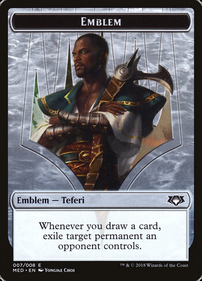 Teferi, Hero of Dominaria Emblem [Mythic Edition Tokens] | I Want That Stuff Brandon