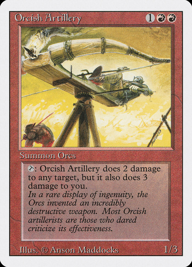 Orcish Artillery [Revised Edition] | I Want That Stuff Brandon