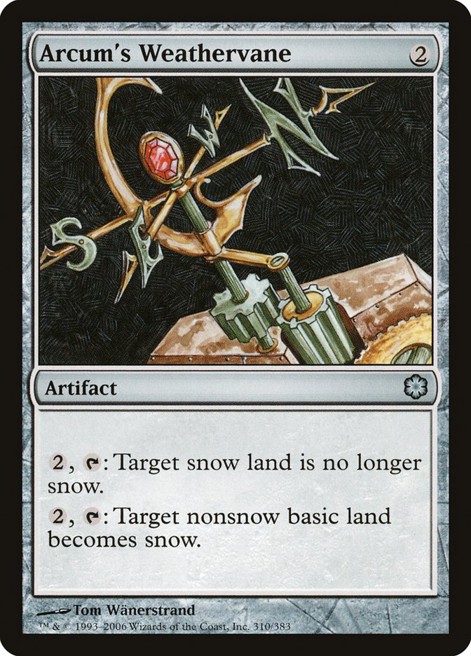 Arcum's Weathervane [Coldsnap Theme Decks] | I Want That Stuff Brandon