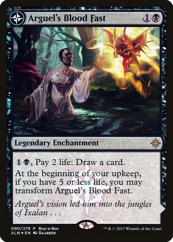 Arguel's Blood Fast // Temple of Aclazotz (Buy-A-Box) [Ixalan Treasure Chest] | I Want That Stuff Brandon