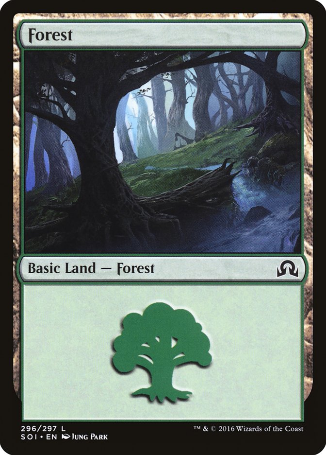 Forest (296) [Shadows over Innistrad] | I Want That Stuff Brandon