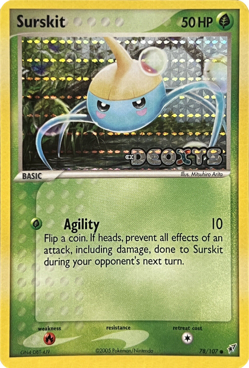 Surskit (78/107) (Stamped) [EX: Deoxys] | I Want That Stuff Brandon