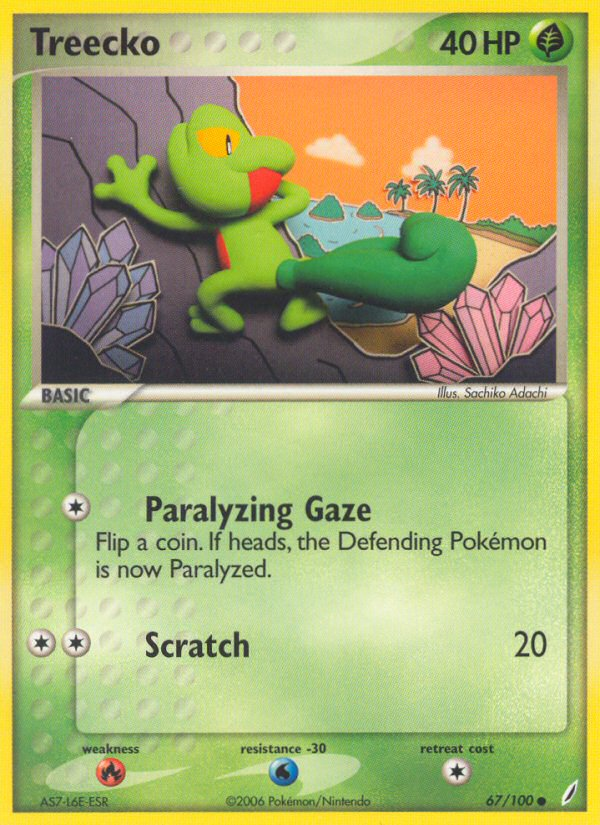 Treecko (67/100) [EX: Crystal Guardians] | I Want That Stuff Brandon