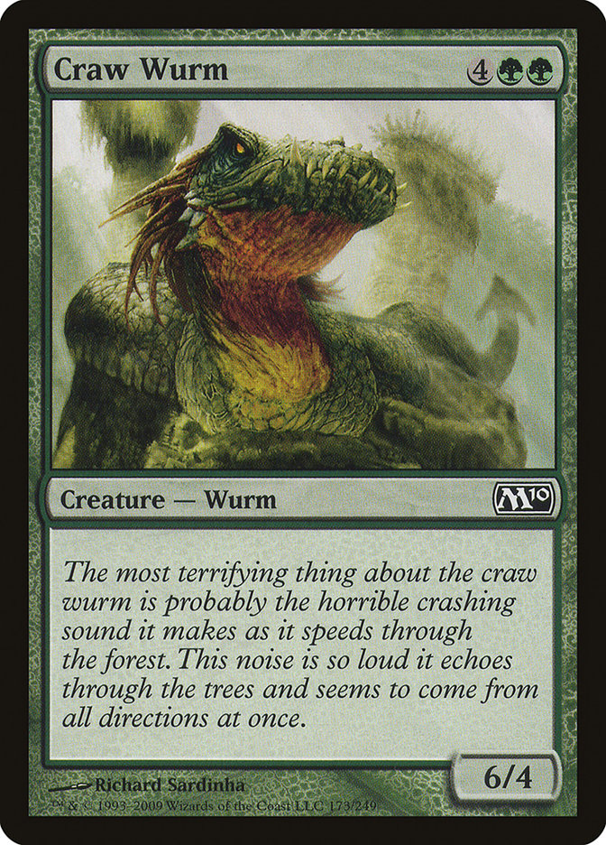 Craw Wurm [Magic 2010] | I Want That Stuff Brandon