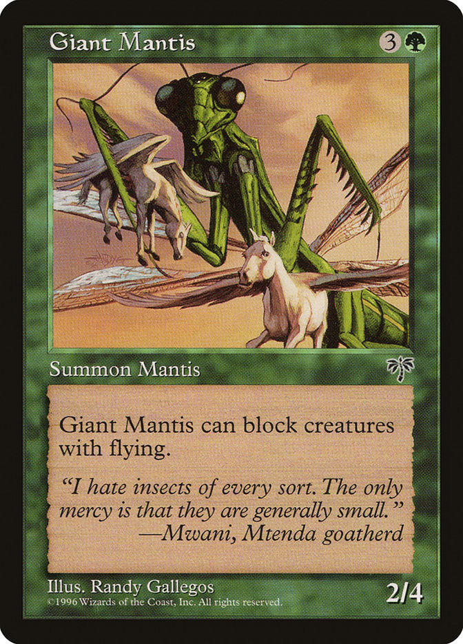 Giant Mantis [Mirage] | I Want That Stuff Brandon