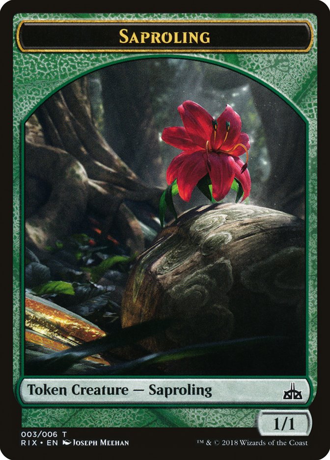 Saproling Token [Rivals of Ixalan Tokens] | I Want That Stuff Brandon