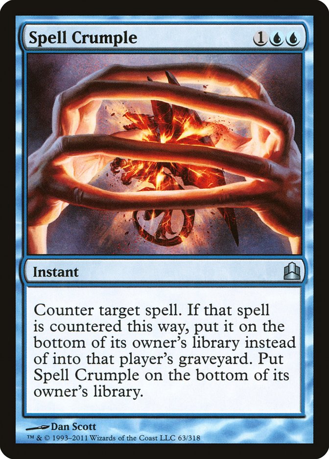 Spell Crumple [Commander 2011] | I Want That Stuff Brandon