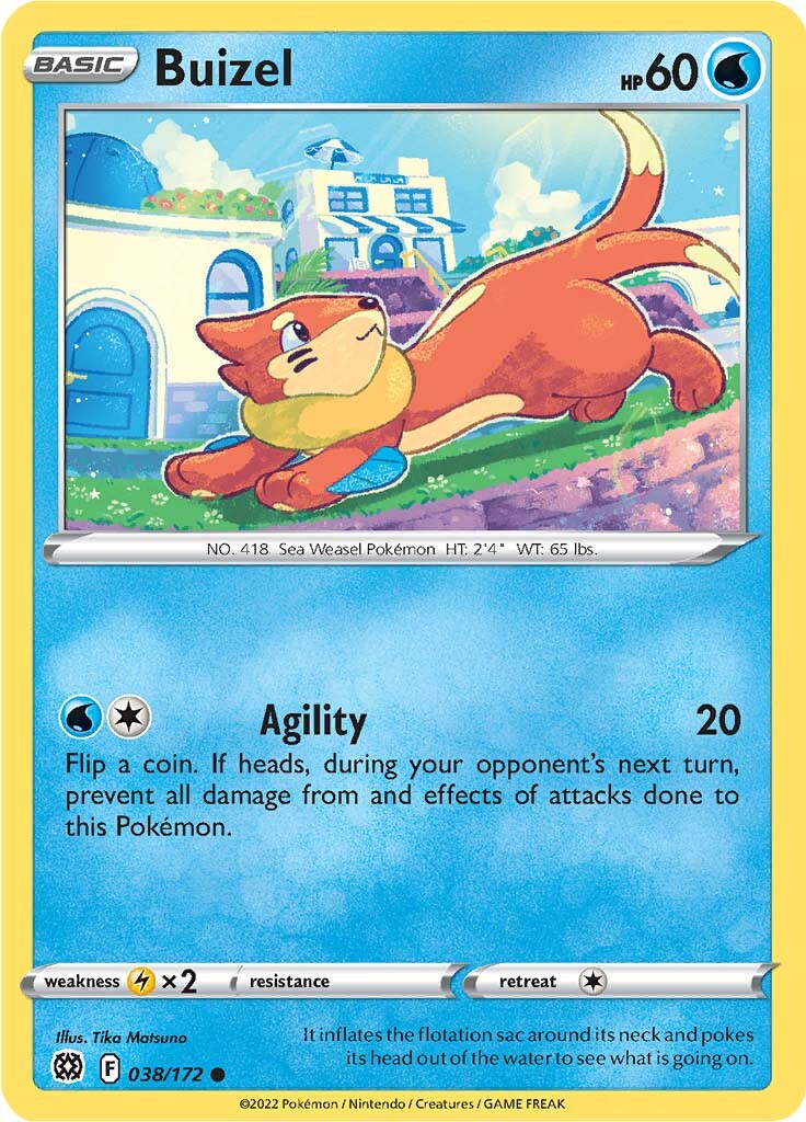 Buizel (038/172) [Sword & Shield: Brilliant Stars] | I Want That Stuff Brandon