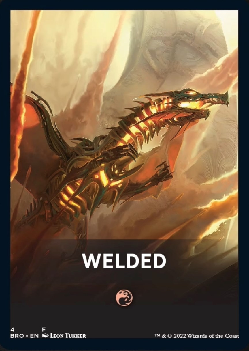 Welded Theme Card [The Brothers' War Tokens] | I Want That Stuff Brandon