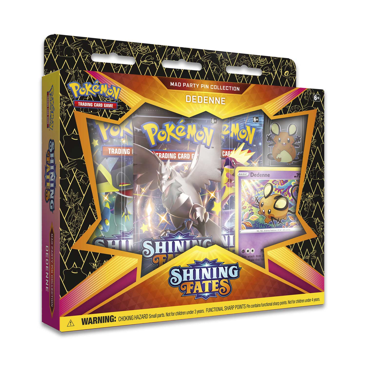 Shining Fates - Mad Party Pin Collection (Dedenne) | I Want That Stuff Brandon