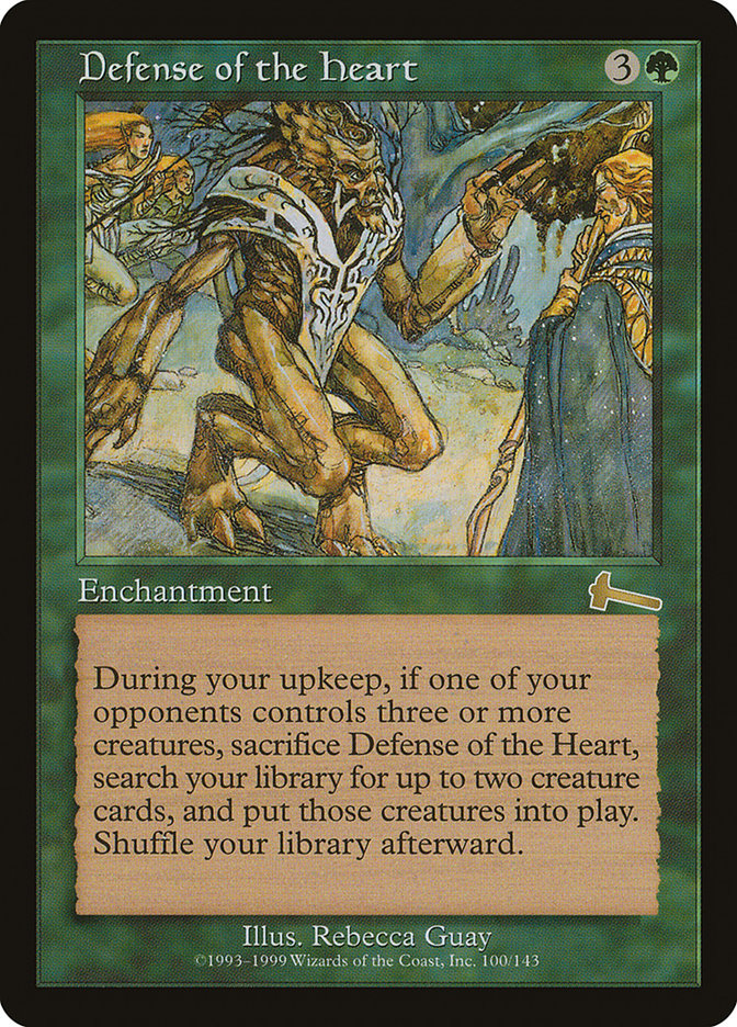 Defense of the Heart [Urza's Legacy] | I Want That Stuff Brandon