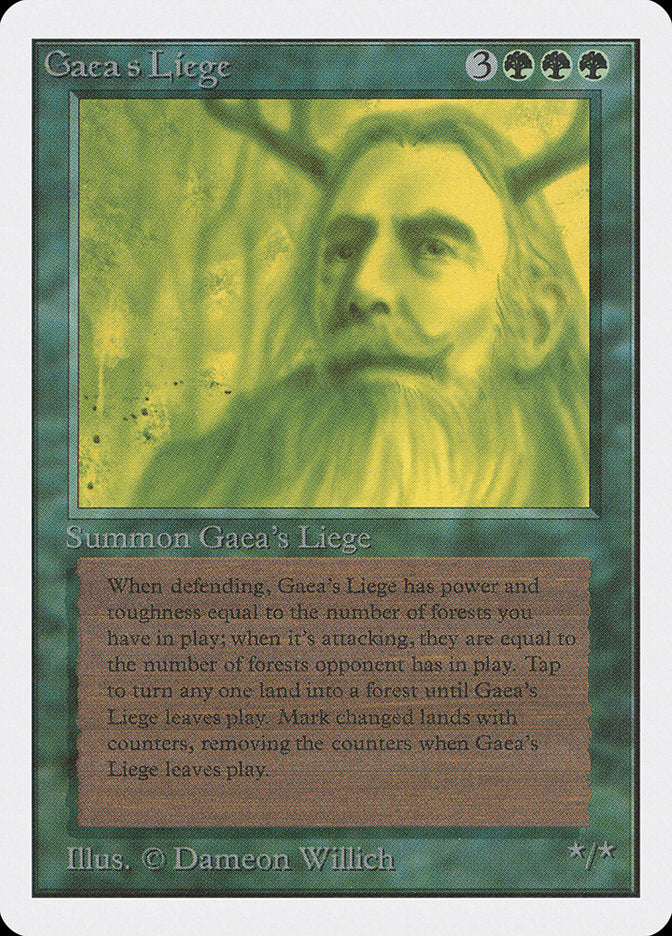 Gaea's Liege [Unlimited Edition] | I Want That Stuff Brandon