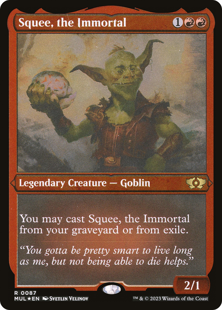 Squee, the Immortal (Foil Etched) [Multiverse Legends] | I Want That Stuff Brandon