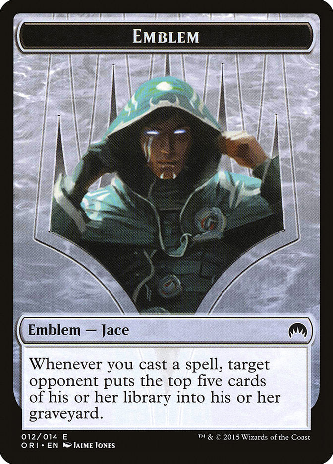 Jace, Telepath Unbound Emblem [Magic Origins Tokens] | I Want That Stuff Brandon