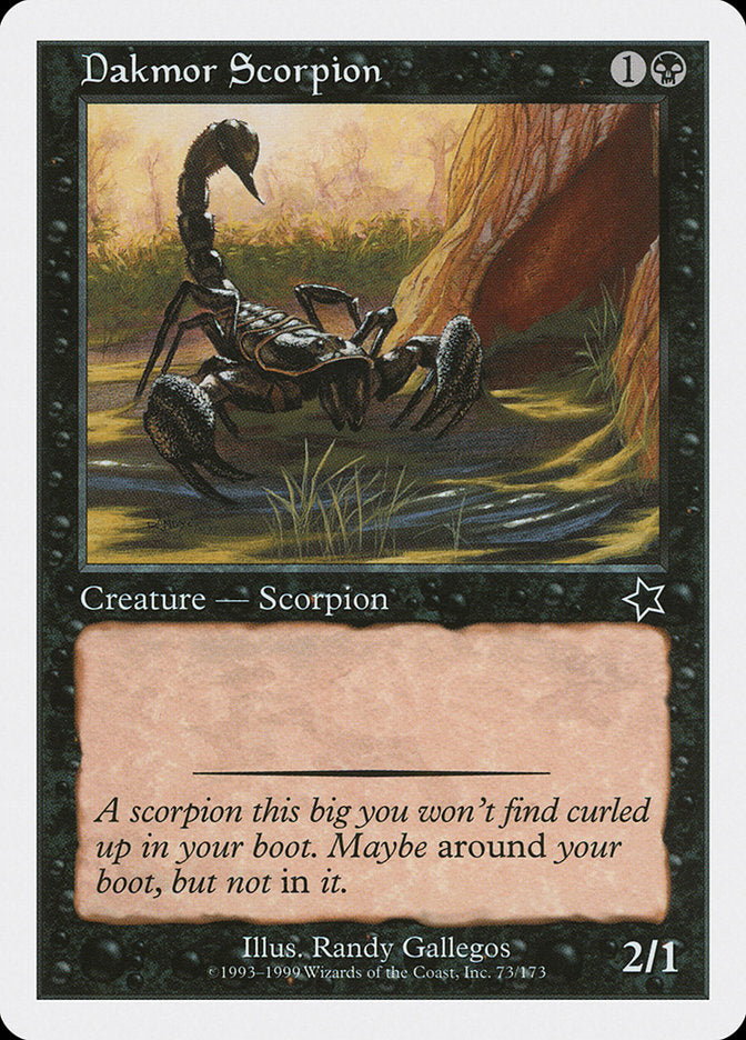 Dakmor Scorpion [Starter 1999] | I Want That Stuff Brandon