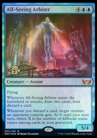 All-Seeing Arbiter [Streets of New Capenna Prerelease Promos] | I Want That Stuff Brandon
