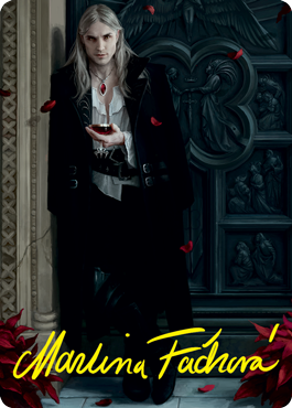 Sorin the Mirthless 1 Art Card (Gold-Stamped Signature) [Innistrad: Crimson Vow Art Series] | I Want That Stuff Brandon