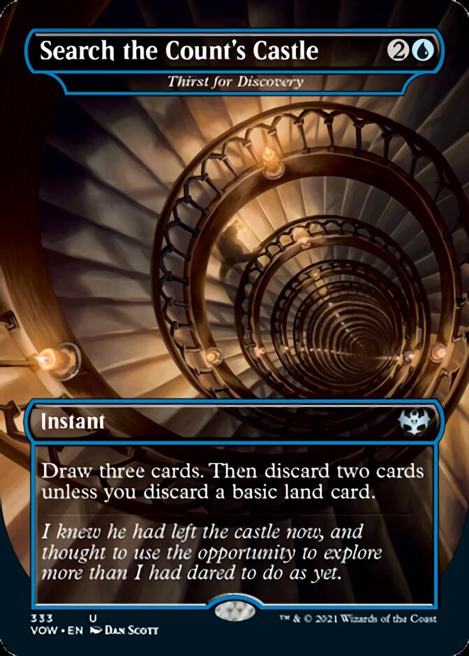 Thirst for Discovery - Search the Count's Castle [Innistrad: Crimson Vow] | I Want That Stuff Brandon
