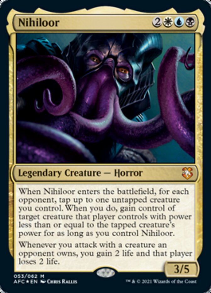 Nihiloor [Dungeons & Dragons: Adventures in the Forgotten Realms Commander] | I Want That Stuff Brandon