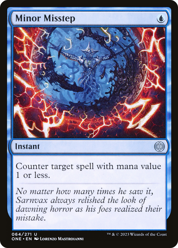 Minor Misstep [Phyrexia: All Will Be One] | I Want That Stuff Brandon