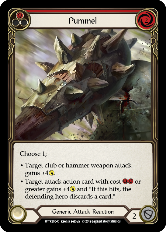 Pummel (Red) [WTR206-C] Alpha Print Rainbow Foil | I Want That Stuff Brandon