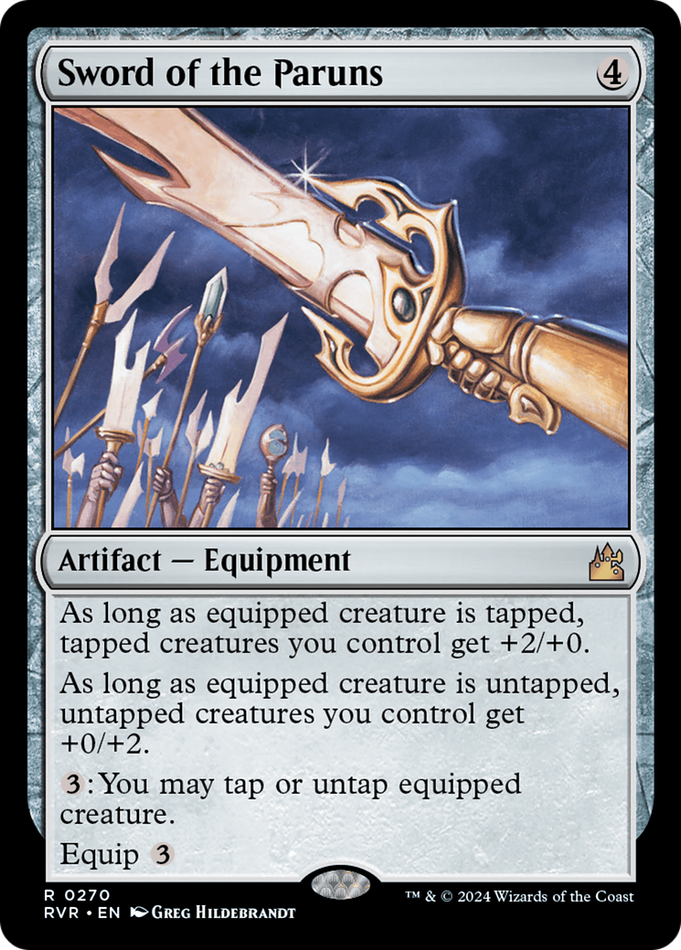 Sword of the Paruns [Ravnica Remastered] | I Want That Stuff Brandon