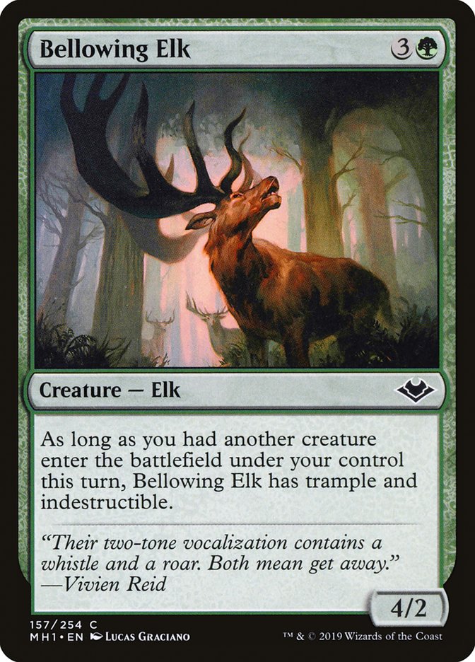 Bellowing Elk [Modern Horizons] | I Want That Stuff Brandon