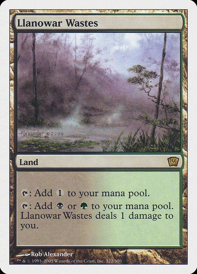 Llanowar Wastes [Ninth Edition] | I Want That Stuff Brandon