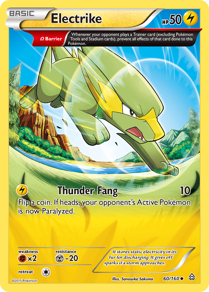 Electrike (60/160) [XY: Primal Clash] | I Want That Stuff Brandon