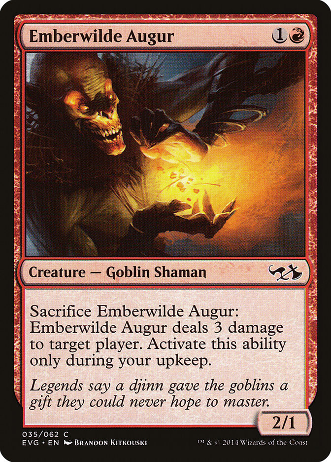 Emberwilde Augur (Elves vs. Goblins) [Duel Decks Anthology] | I Want That Stuff Brandon