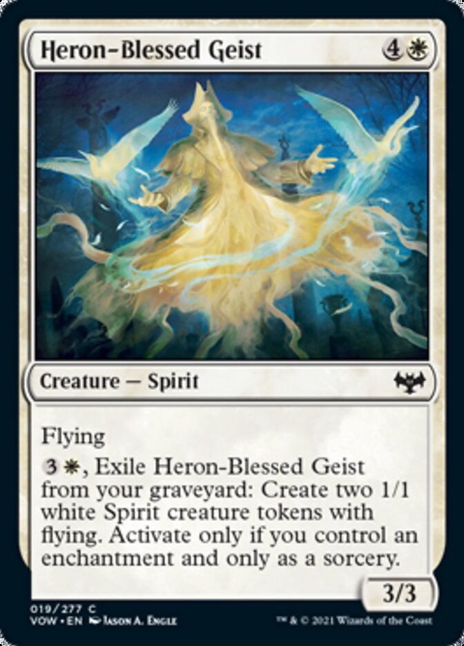 Heron-Blessed Geist [Innistrad: Crimson Vow] | I Want That Stuff Brandon